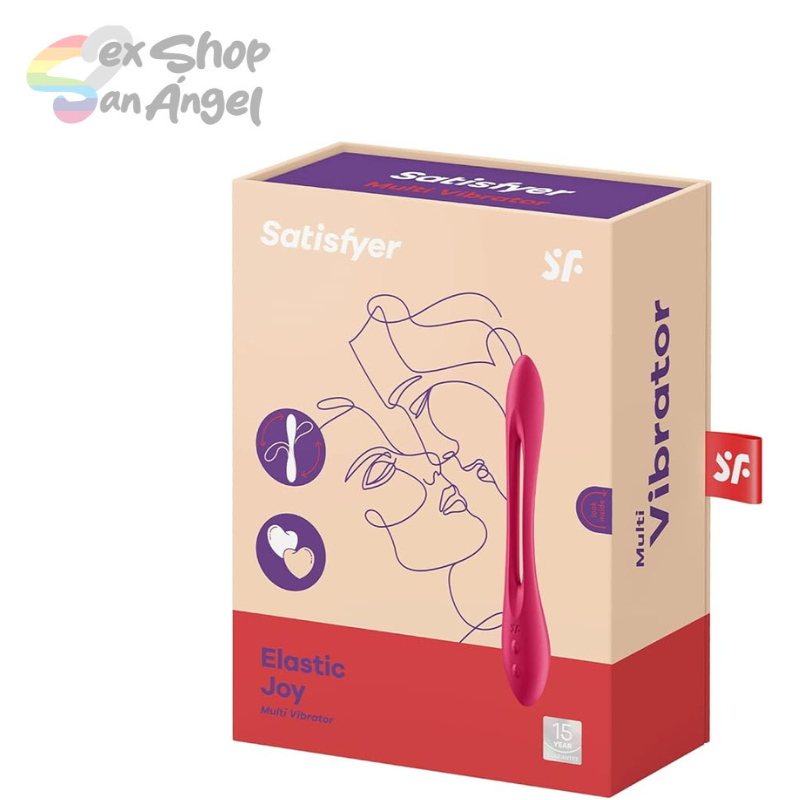 VIBRADOR SATISFYER-ELASTIC JOY PAREJAS.