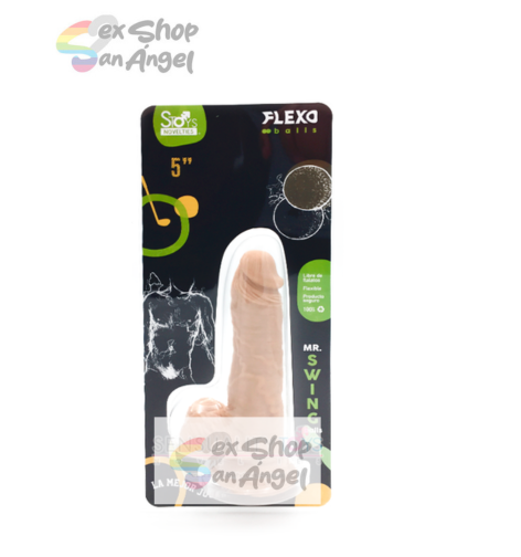 DILDO MR. SWINGS "5" PULGADAS- FLEXIBLE.