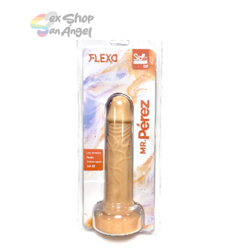 DILDO MR. PEREZ 6 PULGADAS-FLEXIBLE.