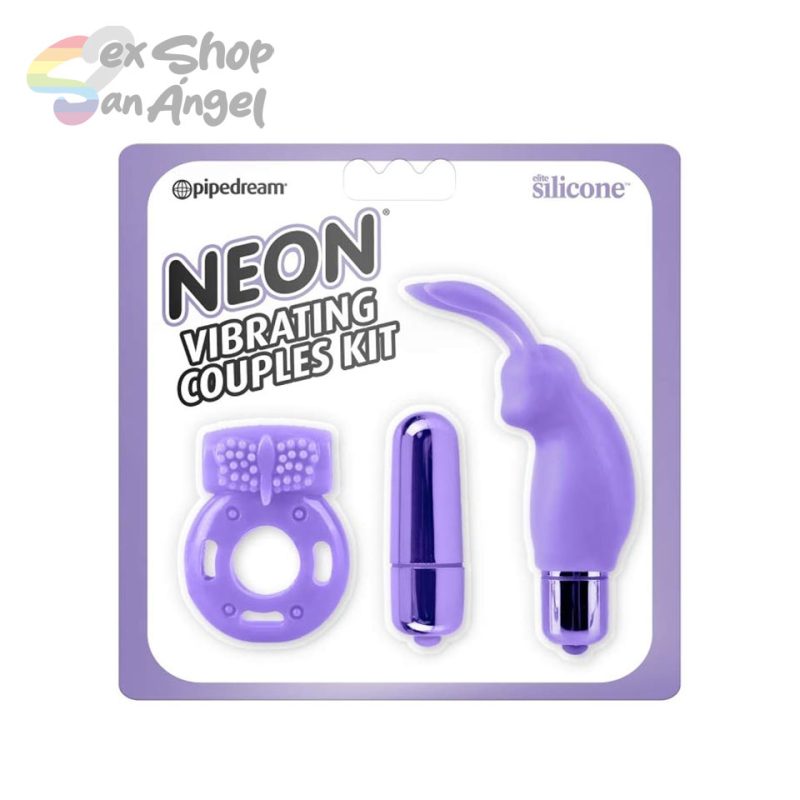 KIT "NEON" PIPEDREAM SILICONA PURA