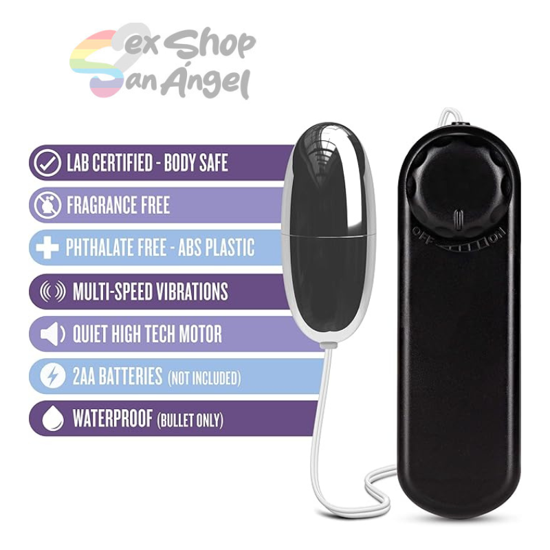 VIBRADOR NATURALLY YOURS POWER BULLET- VARIEDAD DE COLORES.