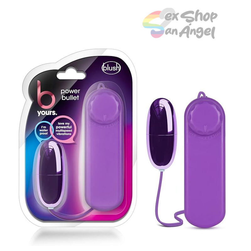 VIBRADOR NATURALLY YOURS POWER BULLET- VARIEDAD DE COLORES.