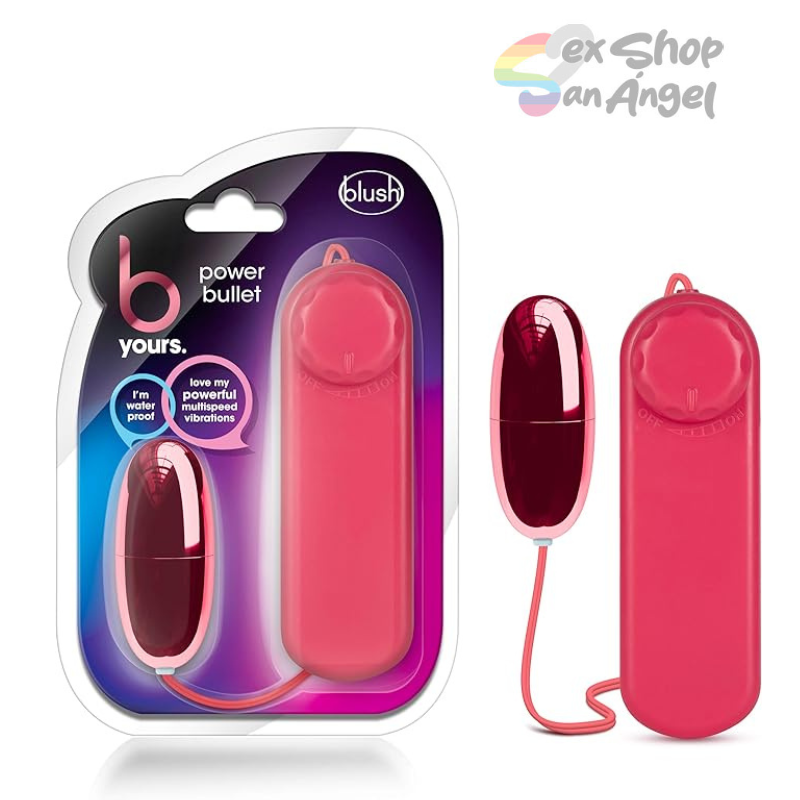 VIBRADOR NATURALLY YOURS POWER BULLET- VARIEDAD DE COLORES.