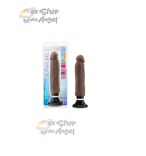 VIBRADOR AU NATUREL 11 PULGADAS-CON BASE.