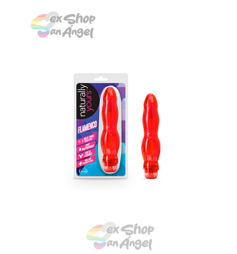 VIBRADOR NATURALLY YOURS- ROJO.