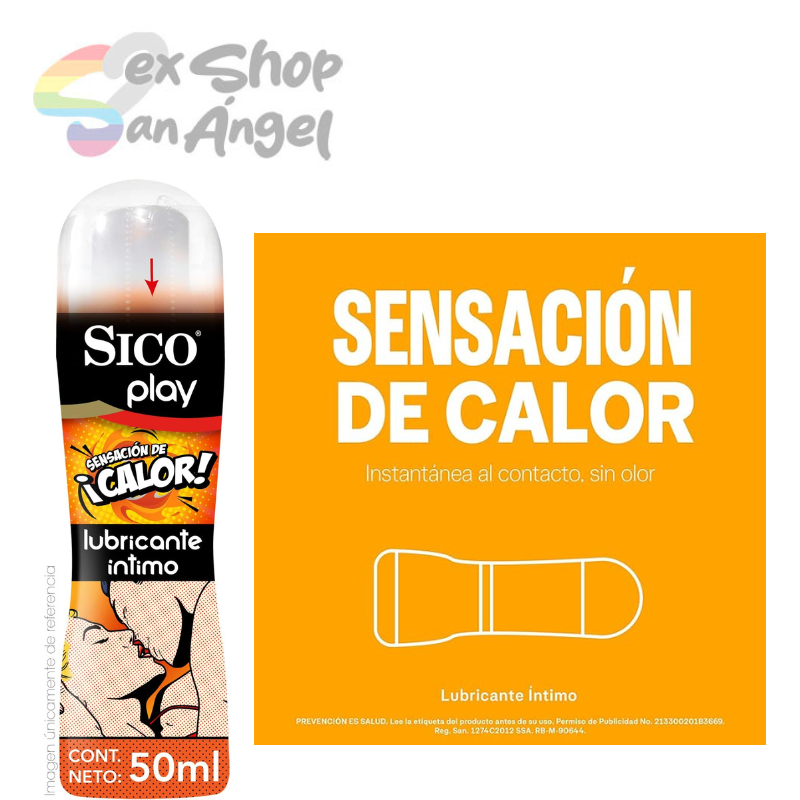 LUBRICANTE SICO PLAY-SENSACIÓN DE CALOR.