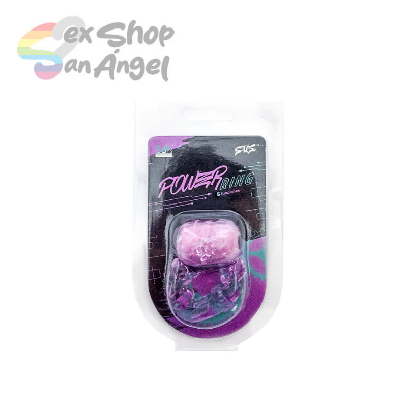 ANILLO VIBRADOR POWER ROSA.