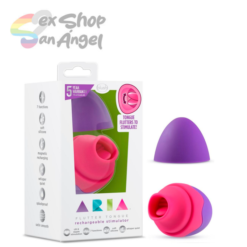 ESTIMULADOR DE CLITORIS ARIA "MINI LENGUA".
