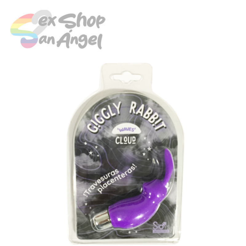 CONEJITO VIBRADOR CLITORIAL-MORADO.
