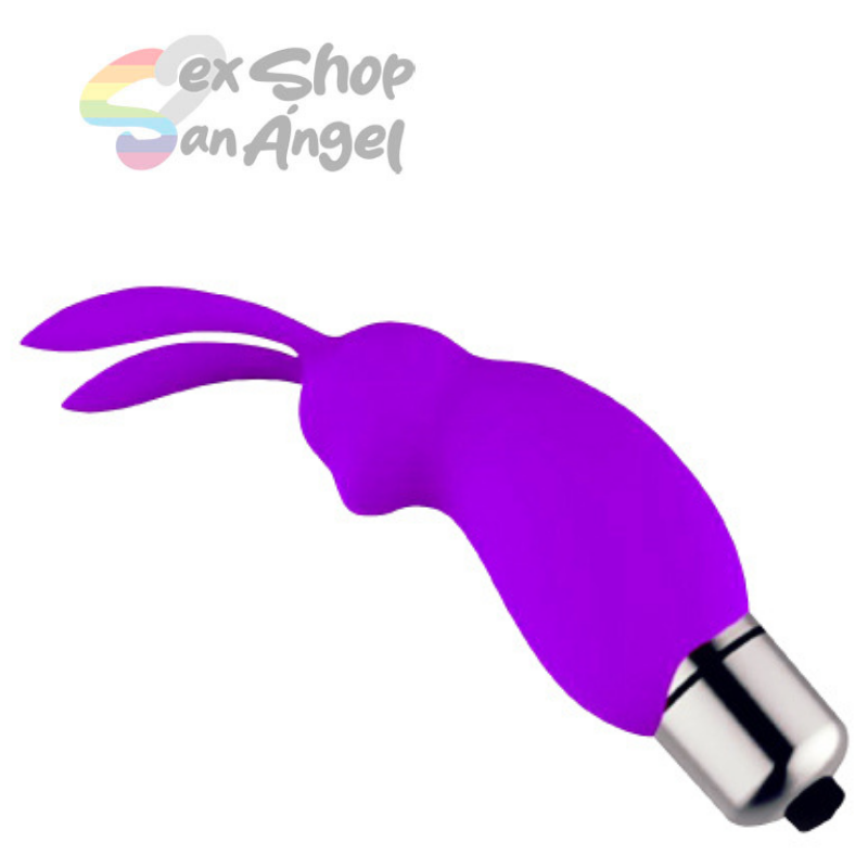CONEJITO VIBRADOR CLITORIAL-MORADO.