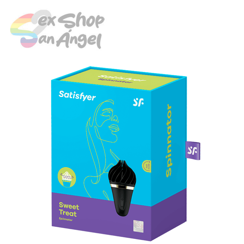 SATISFYER ESTIMULADOR CLITORAL- HELADO GIRATORIO.