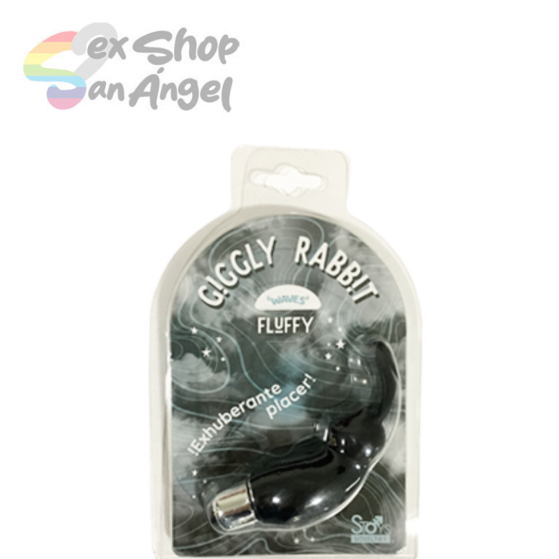 CONEJITO VIBRADOR CLITORIAL-NEGRO.