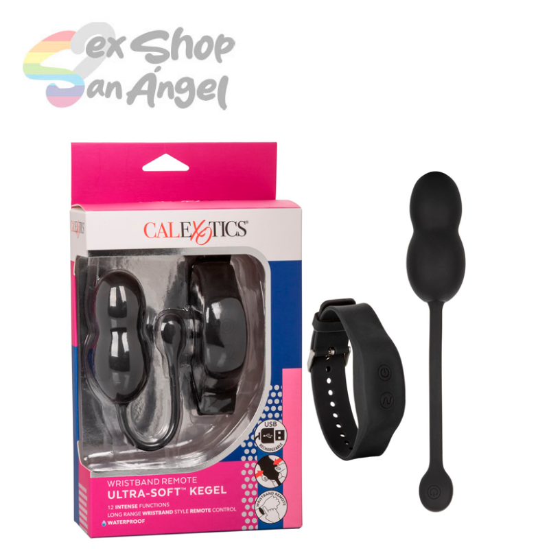 KEGEL CON CONTROL Y PULSERA DE EJERCICIOS- NEGRA.