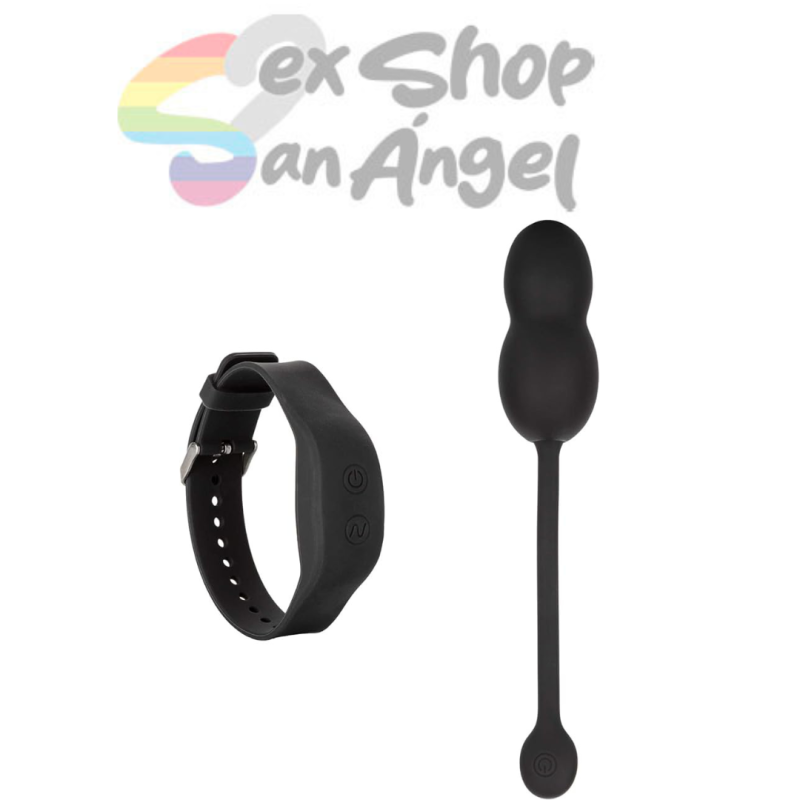 KEGEL CON CONTROL Y PULSERA DE EJERCICIOS- NEGRA.