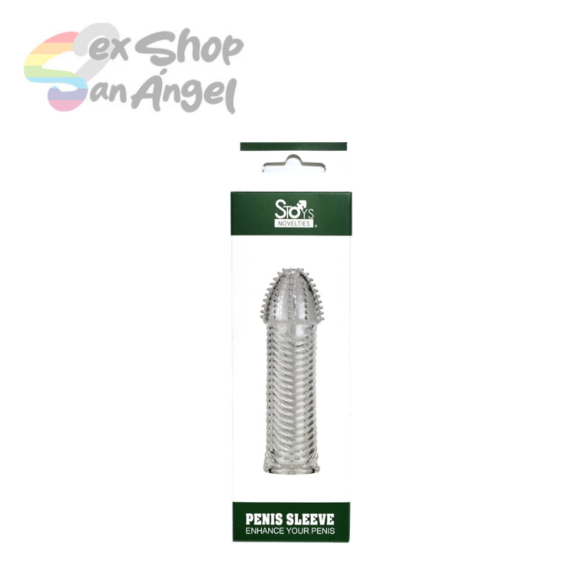 PENIS SLEEVE FUNDA- CABEZA DE PIQUITOS.