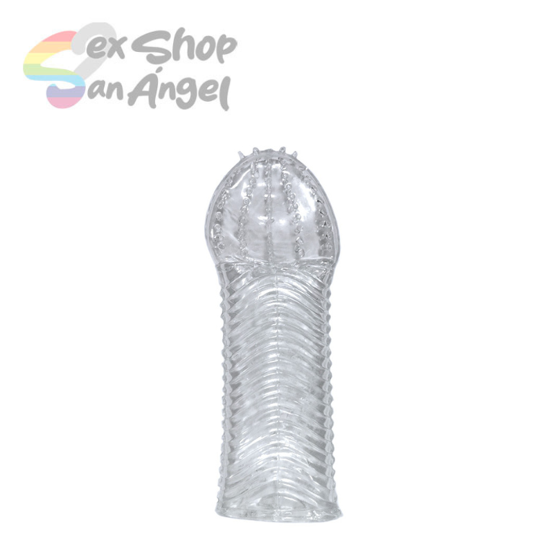 PENIS SLEEVE FUNDA- CABEZA DE PIQUITOS.