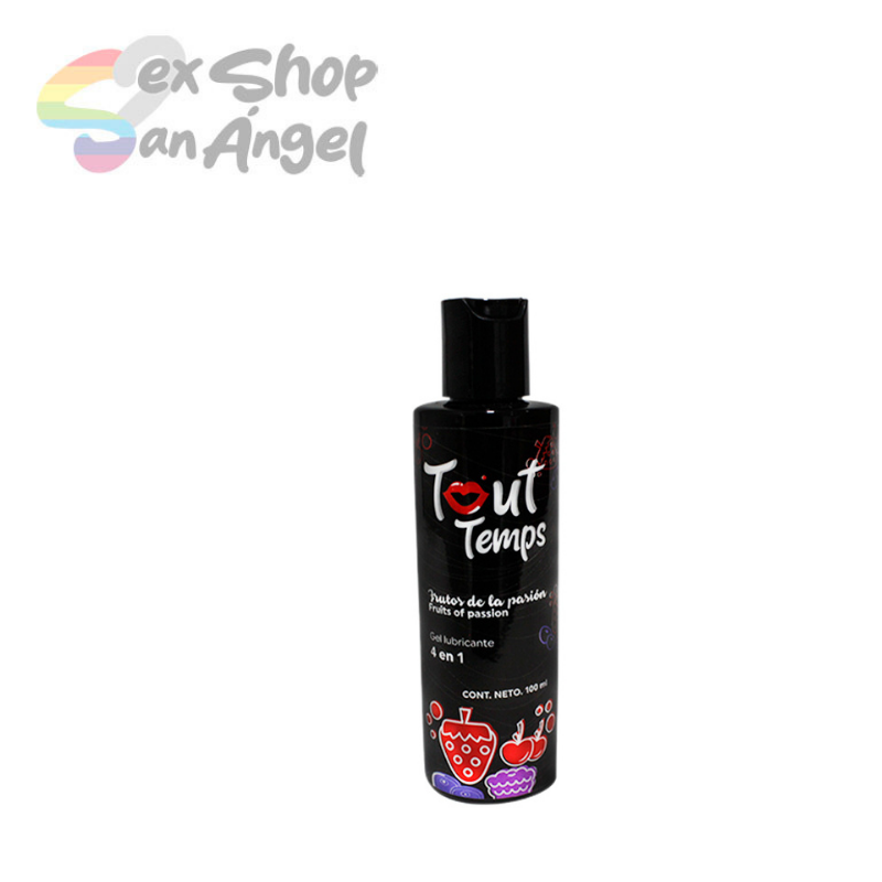 LUBRICANTE 4/1 FRUTOS DE LA PASIÓN-TOUT TEMPS 100ML.