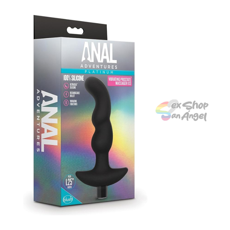 VIBRATING PROSTATE MASSAGER 3 -ANAL ADVENTURES 1.25.