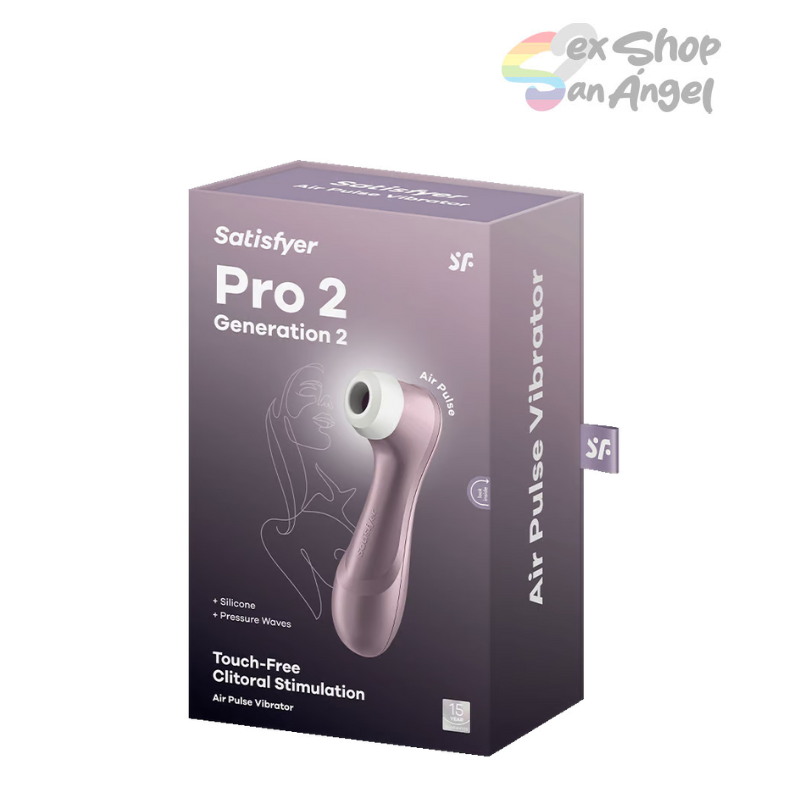 SATISFYER PRO 2 SUCCIONADOR- GENERACIÓN 2 VIOLETA.