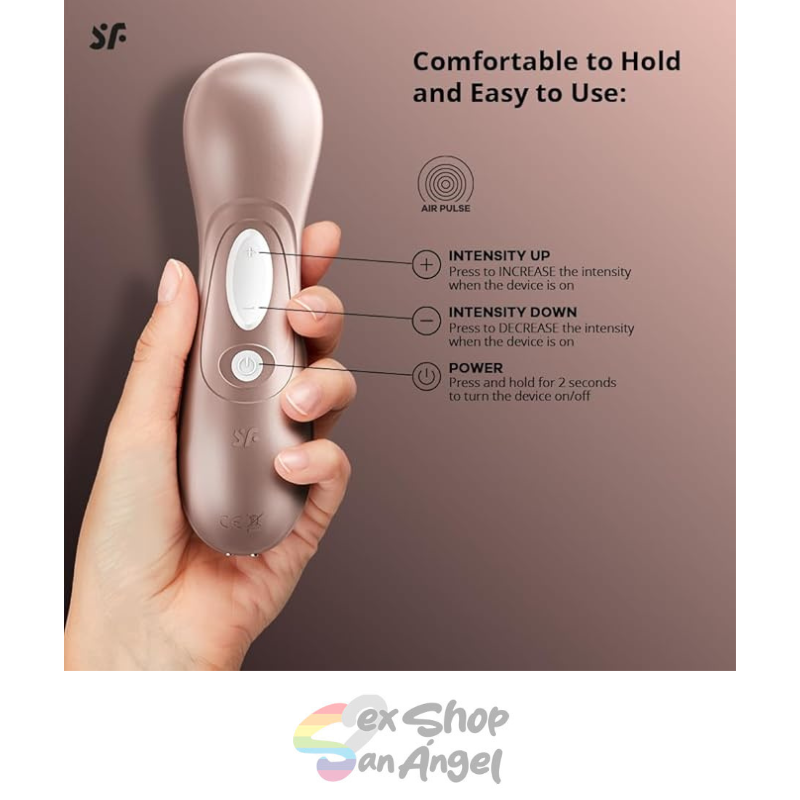 SATISFYER PRO 2 SUCCIONADOR- GENERACIÓN 2 ORO ROSA.