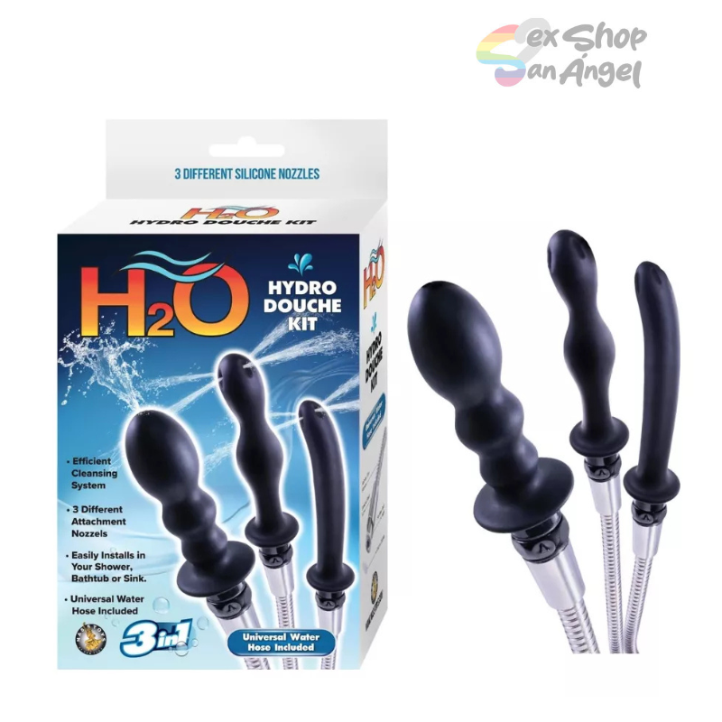 ENEMA KIT HYDRO DOUCHE-H2O SILICONA.
