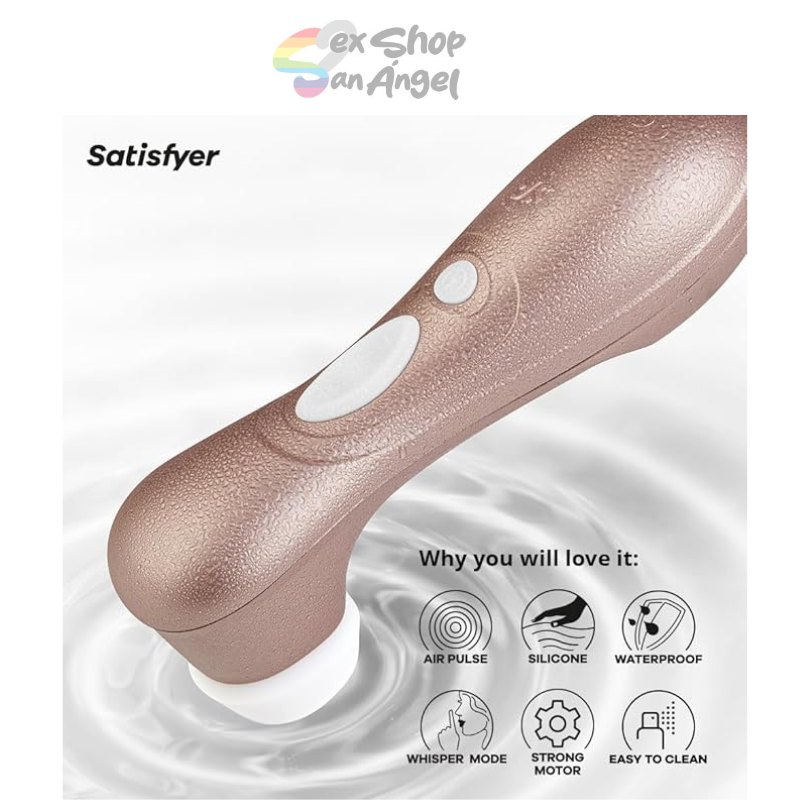 SATISFYER PRO 2 SUCCIONADOR- GENERACIÓN 2 ORO ROSA.