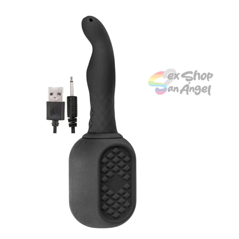 ENEMA VIBRATING DOUCHE-SILICONA RECARGABLE.