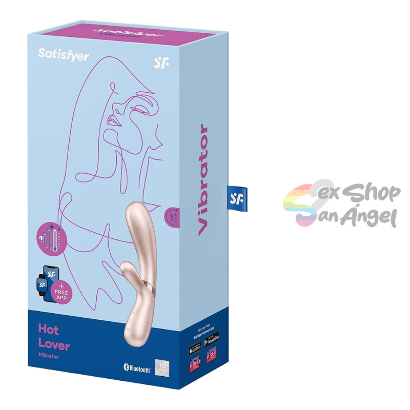 VIBRADOR SATISFYER - HOT LOVER DORADO.