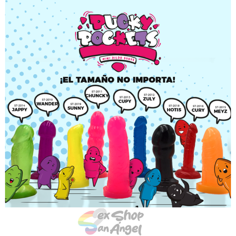 DILDO PUCKY POCKETS- CHUNCKY.
